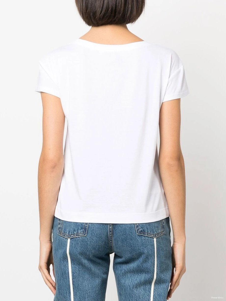 Affordable Moschino Women short-sleeve T-shirt logo-print Love 0403